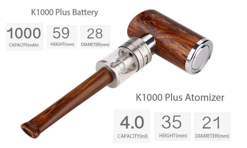 KamryTech K1000 Plus E-pipe Kit