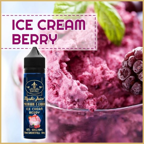 Mystic juice ice cream berry