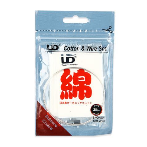 UD Muji Organic Cotton & Wire Set Kanthal A1, 26GA + 32GA
