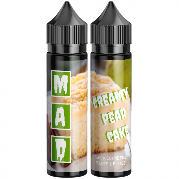 The Mad Scientist Creamy Pear Cake - Bakery E-Juice - iSmokeKing.se