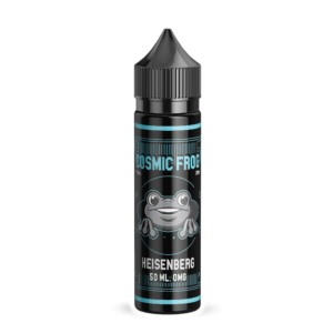 Cosmic Frog Heisenberg Cosmic Frog is an attempt to copy various popular e-liquids. Flavour profile: Fruit blast with a undertone of wild berries and a cool crystal mint.