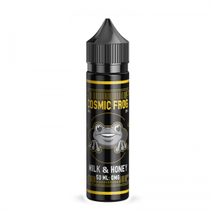 Cosmic Frog Milk & Honey is an attempt to copy various popular e-liquids. Flavour profile: Smooth Milk and Honey flavor with marsmallow.