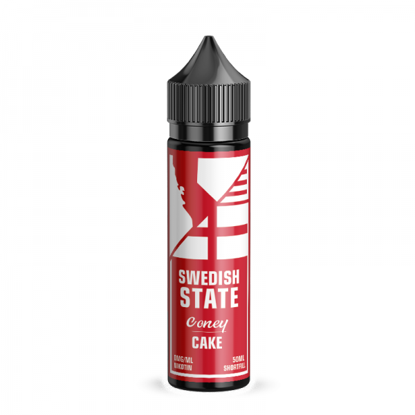Swedish State Coney Cake Cosmic Frog is an attempt to copy various popular e-liquids. Flavour profile: Vanilla ice cream cake, with strawberries and blueberries.