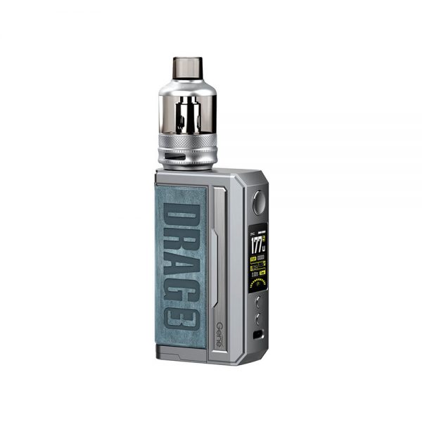 VOOPOO DRAG 3 177W TC Kit with TPP Tank prussian blue
