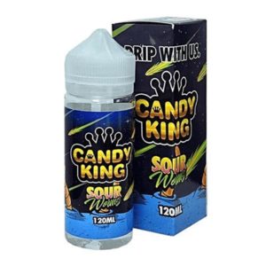 CANDY KING SOUR WORMS 0MG 100ML SHORTFILL vape ejuice