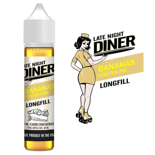 banaas-foster-pie-late-night-diner-longfill 20ml longfill vape ejuice