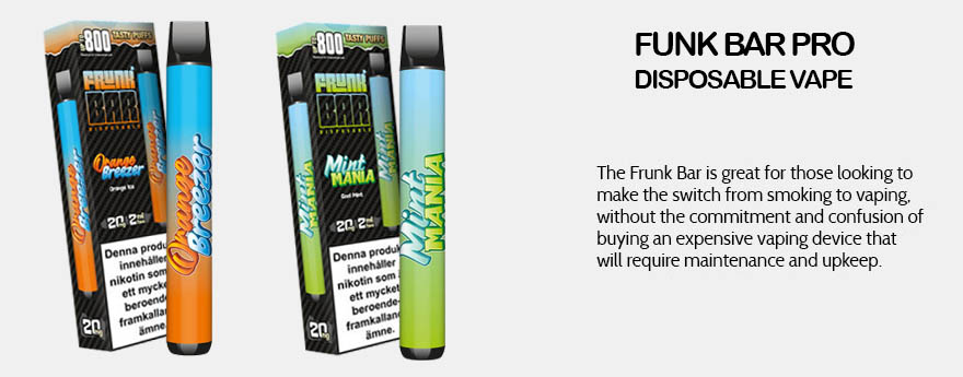 Frunk-bar-disposable-vape-pod-kit info ENG