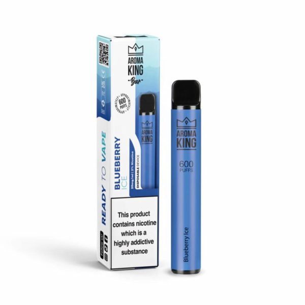 Aroma King Disposable engangs Vape Kit zero nicotine-Blueberry-Ice