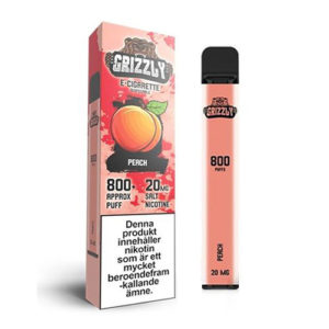 Grizzly disposable engangs vape 20mg 800 puff - Peach Ice