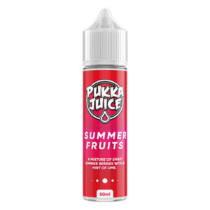 Pukka Juice 50ml Shortfill vape juice summer fruits