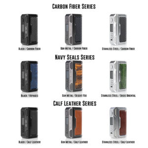 Lost Vape Thelema DNA250C Mod 200w colors
