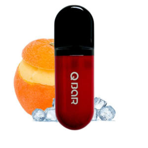q-bar-vaal disposable vape engångs vape 17mg orange ice