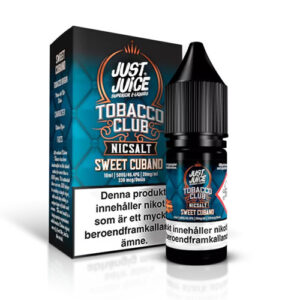 Just Juice Sweet Cubano Tobacco 10ml 14mg Nic Salt