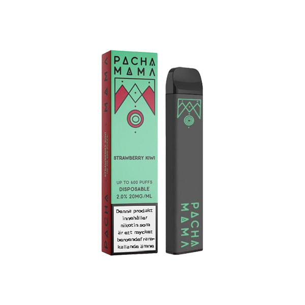 Pacha Mama Disposable Engangs Vape 20mg Strawberry Kiwi