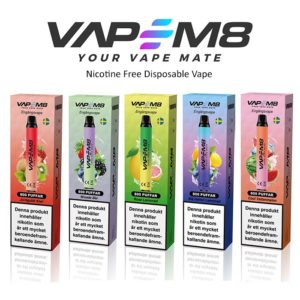 VapeM8 VapeMate Disposable Engangs Vape nicotine free 800 puff