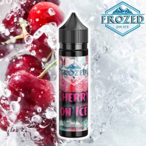 Frozed Cherry bottle mochup vape ejuice