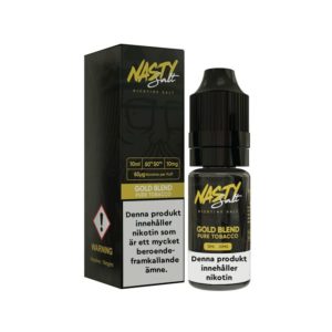 Nasty-Salt-gold blend pure tobacco-10-mg nic salt e-liquid