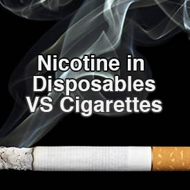 nicotine in vapes vs tobacco