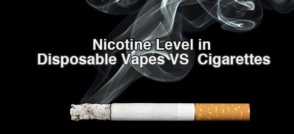 Nicotine Level in Disposable Vapes VS Cigarettes iSmokeKing.se