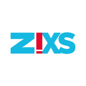 Zixs logo blå-röd
