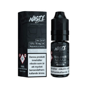 Nasty Juice Salts - Silver Blend Tobacco 10ml 10mg Nic Salt vanilla tobacco e-liquid