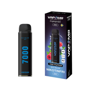 VapeM8-VM7000-engangs-vape-nikotinfri-Bla-Hallon