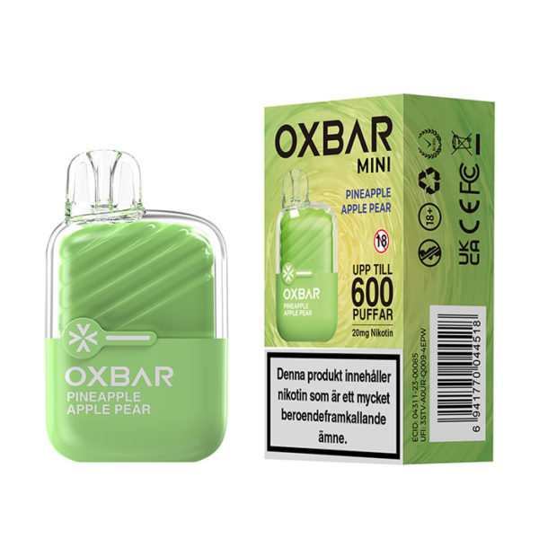 OXVA-XLIM-600-disposable-20mg-Pineapple-Apple-Pear