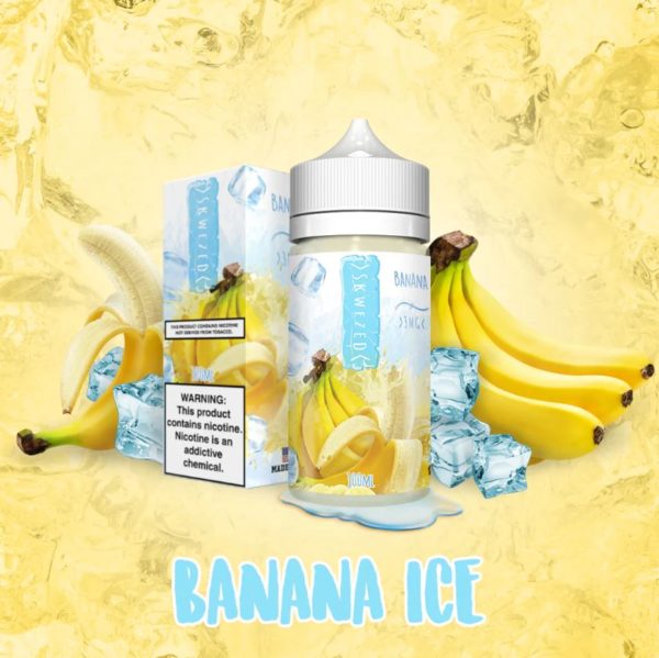 Skwezed - Ice Banana 100ml Shortfill