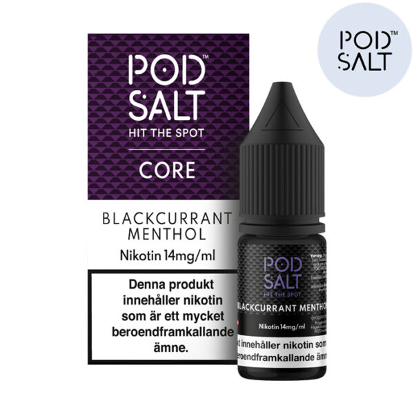 Pod Salt Blackcurrant Menthol (Nic-Salt) 14mg 10ml