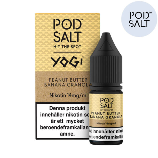 Pod Salt Yogi Peanut Butter Banana (Nic-Salt) 14mg 10ml