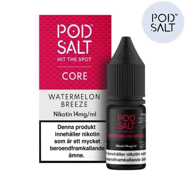 Pod Salt Watermelon Breeze (Nic-Salt) 14mg 10ml