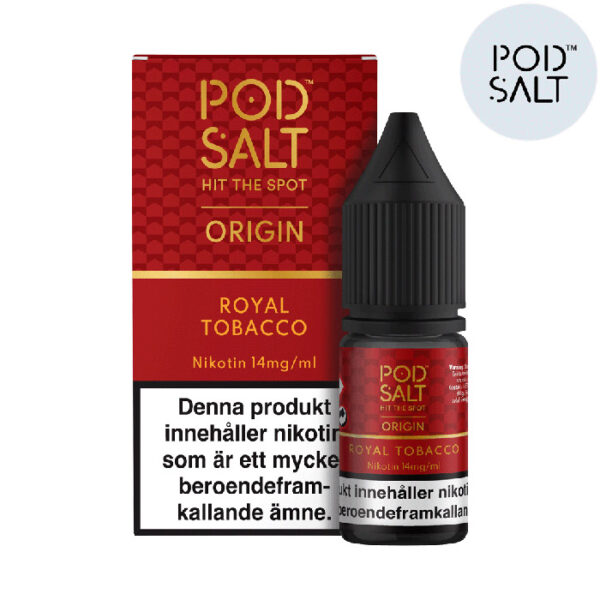 Pod Salt Origin Royal Tobacco (Nic-Salt) 14mg 10ml