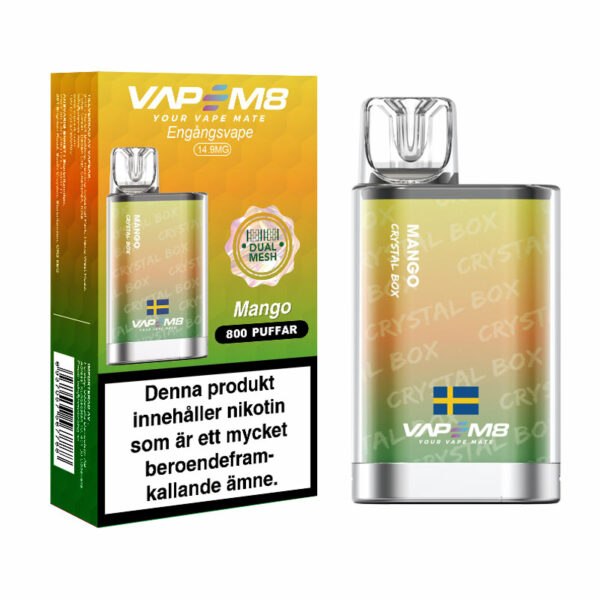 VapeM8-Crystal-Box-Engangs-Vape-Mango