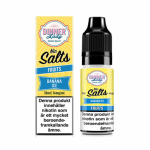 Dinner Lady Salts Banana Ice (Nic-Salt) 14mg 10ml