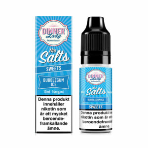 Dinner Lady Salts Bubblegum Ice (Nic-Salt) 14mg 10ml