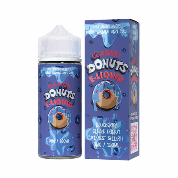 Donuts - Blueberry Donuts 0mg 100ml Shortfill