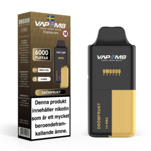 VapeM8-VM6000-14-9mg-disposable-vape-dromfrukt dreamfruit 6000 puff