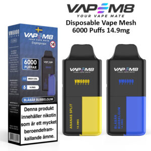 VapeM8-VM6000-14mg-disposable-vape-with 6000 puffs sweden