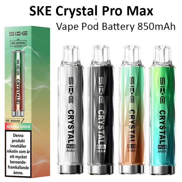 SKE Crystal Max Pro Pod Battery 850mAh