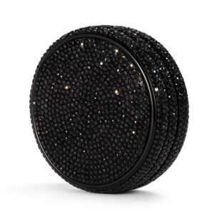 Sparkling glitter can all white snus black
