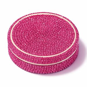 Sparkling glitter can all white snus pink