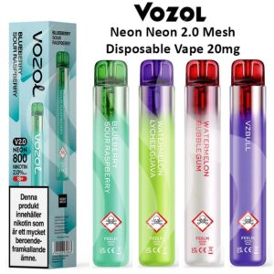 Vozol-Neon-V2-disposable-vape-20mg-mesh