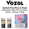 Vozol-Switch-Pod-2Pack-ismokeking disposable vape podsystem