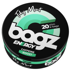 Bagz Energy Caffein all white pouches Snus Tiki Mint