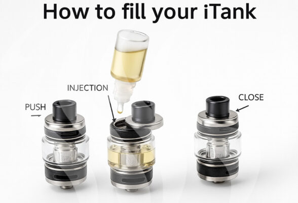 how till fill ejuice in vaporesso itank
