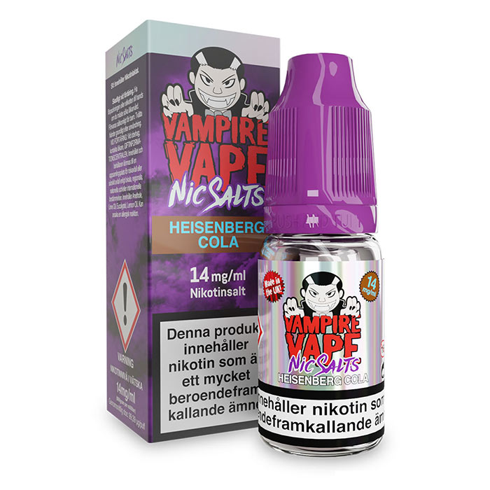 Vampire Vape Salts - Heisenberg Cola 10ml 14mg Nic Salt