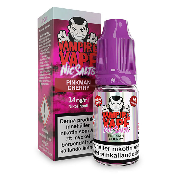 Vampire Vape Salts - Pinkman Cherry 10ml 14mg Nic Salt