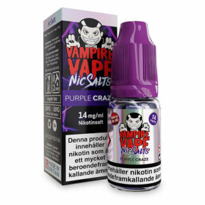 Vampire Vape Salts - Purple Craze Ice 10ml 14mg Nic Salt