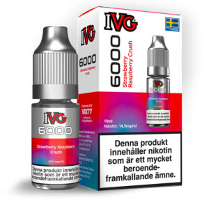 IVG Salt 6000 Strawberry Raspberry Crush 10ml 14.5mg